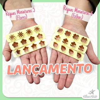 jogo de regua mini blue star em Oferta na Shopee