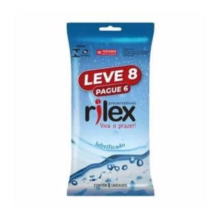 Preservativo Camisinha Lubrificada Leve 8 Pague 6 - Rilex