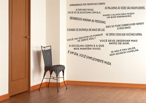 Adesivo Decorativo Frases Da Série The Walking Dead
