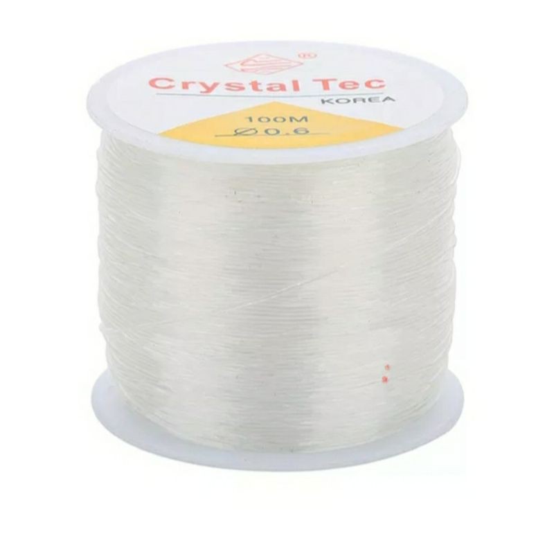 Fio Elástico De Silicone P/ Pulseiras - 0.6mm - 100m