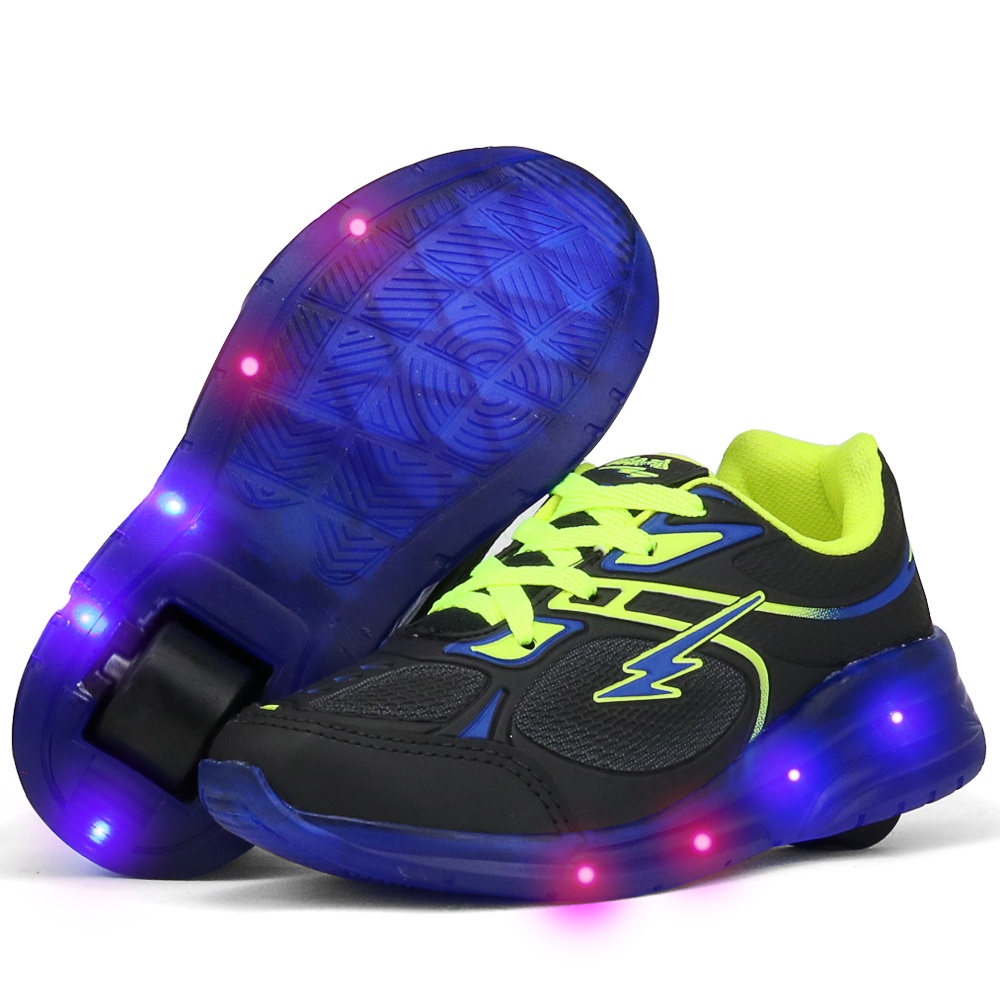 Tenis de Rodinha Infantil Masculino Original com Rodinha e Led | Shopee ...