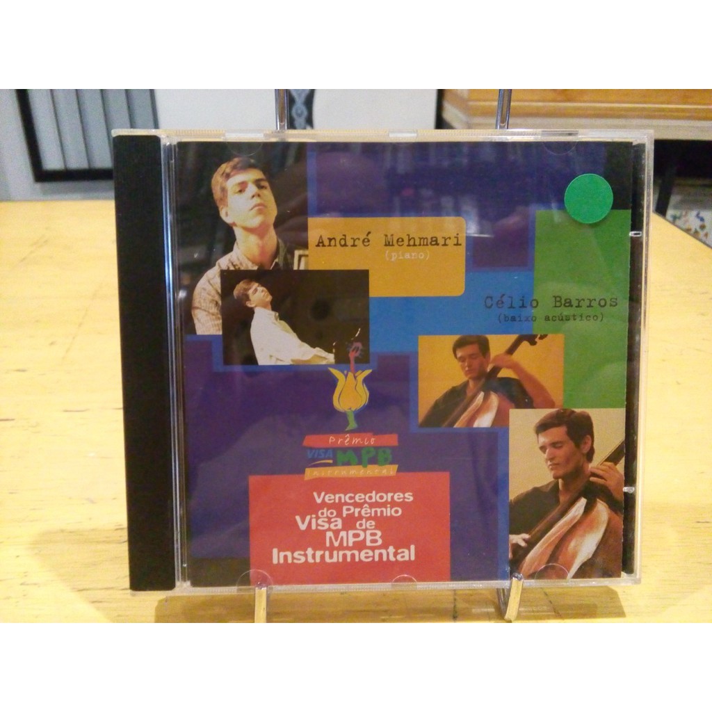 André Mehmari Celio Barros Cd Prêmio Visa Mpb Instrumental