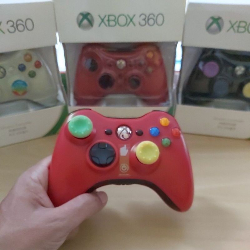 CONTROLE DE XBOX 360-Original-SEM FIO-Novo-Lacrado