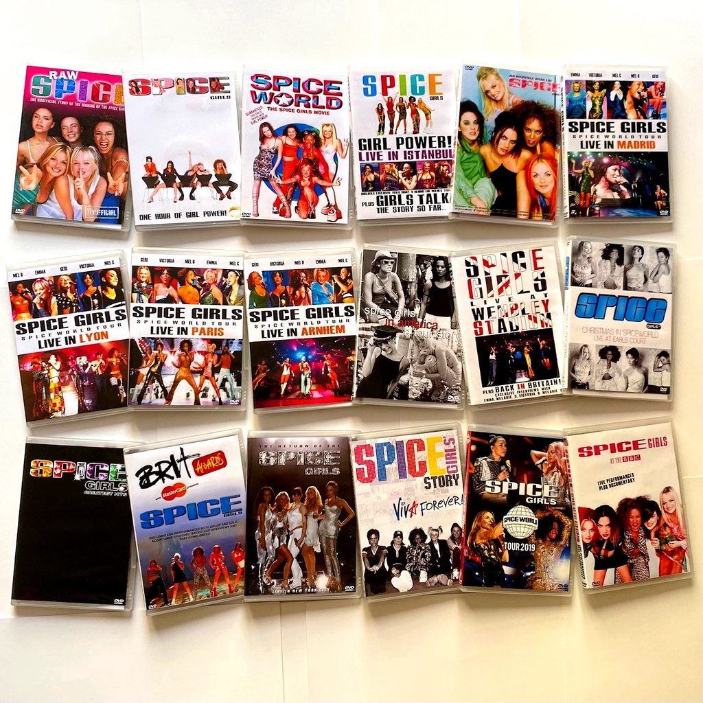 Dvd Spice Girls Live Concert The Movie Istanbul One Hour Girl Power Raw Spice Wembley Greatest Earls Court The Return Of