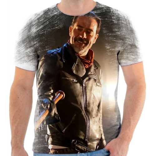 Camiseta Camisa Personalizada The Walking Dead Negan Fhd 01