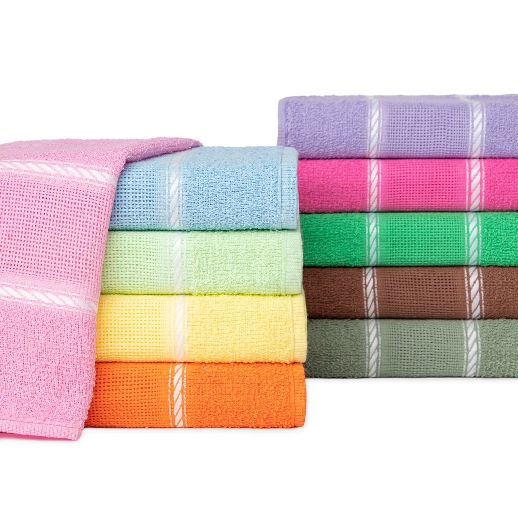 KIT 10 Toalhas Lavabo para Bordar Pérsia Ótima Absorção em Oferta na Shopee