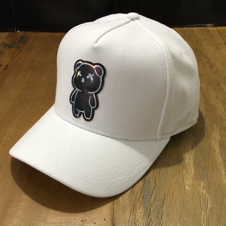 Boné badurso snapback sarja peletizada branca