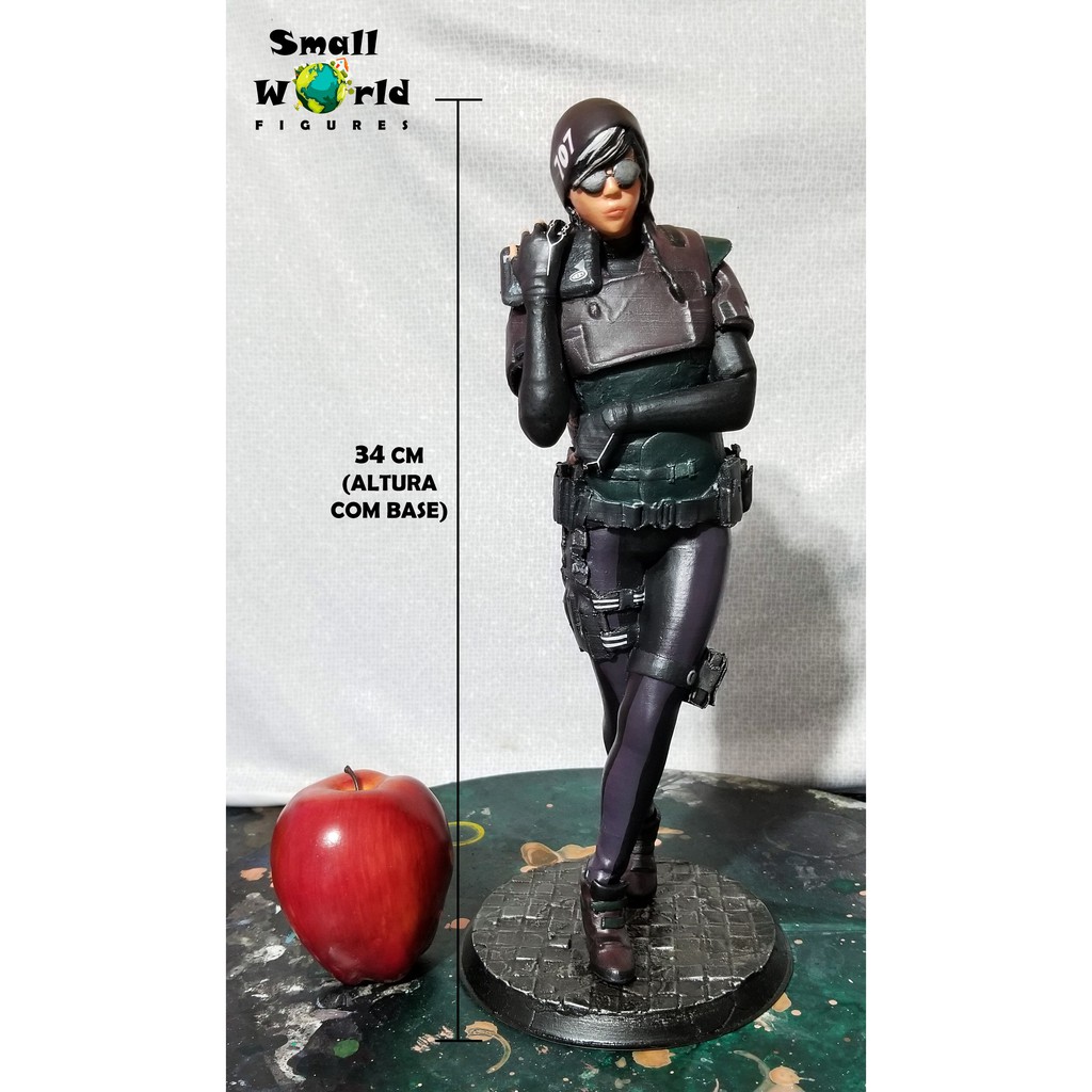 Estatueta Colecionável Figure Rainbow Six Siege R6 Dokkaebi