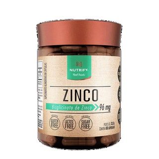 Zinco 96 mg Pote com 60 cápsulas Nutrify