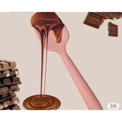 Espátula pao mole Profissional De Silicone Para Cozinhar e confeitar Maciço Curva