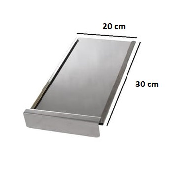 Registro Regulador 20x30 Fumaça Fogão A Lenha E Churrasqueira Inox Top