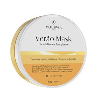 Máscara Facial Hidratante Iluminadora Pele Nutrida e Equilibrada Verão Mask Tulipia 150g em Oferta na Shopee