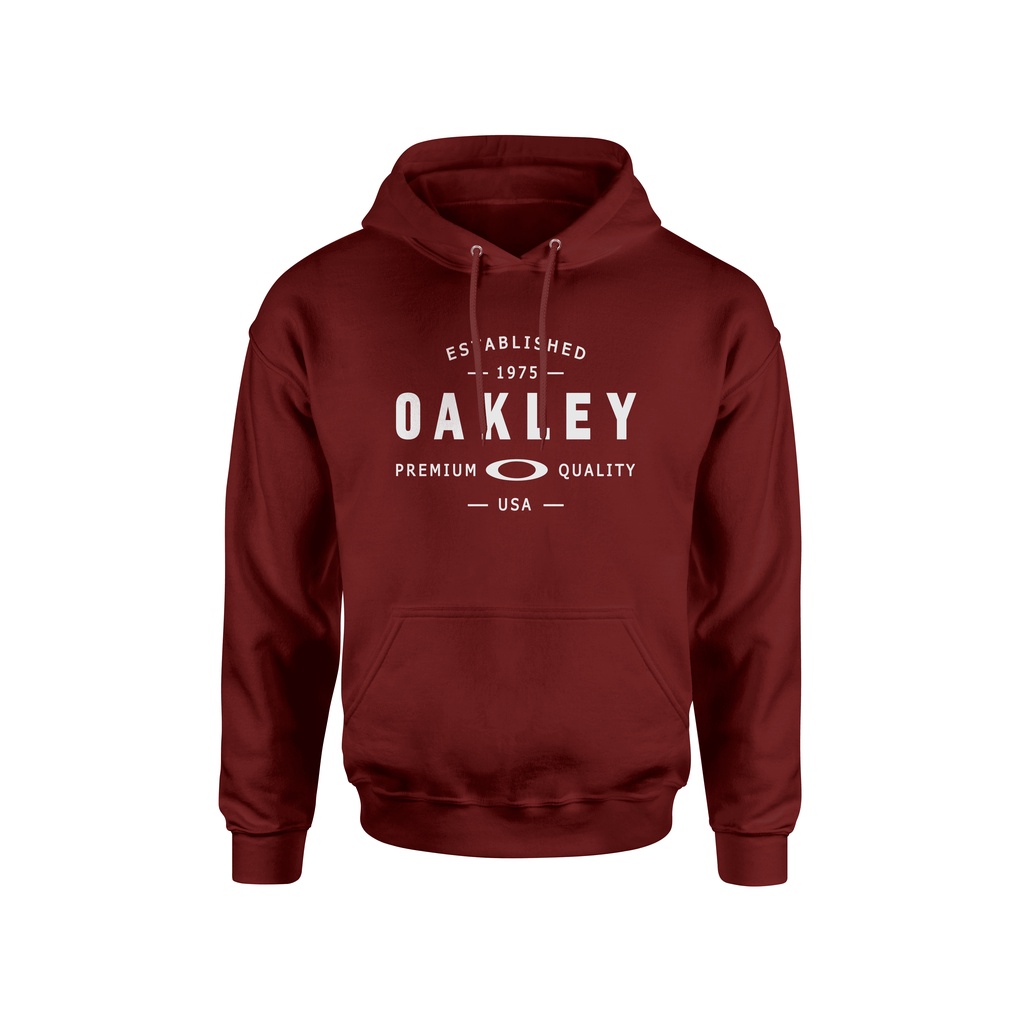 Blusa de Frio Oakley moda surf moletom com capuz e bolso canguru