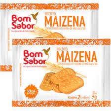 Biscoito MAIZENA Bom Sabor SACHE COM 2 un DE 9G  caixa com 50 un em Oferta na Shopee