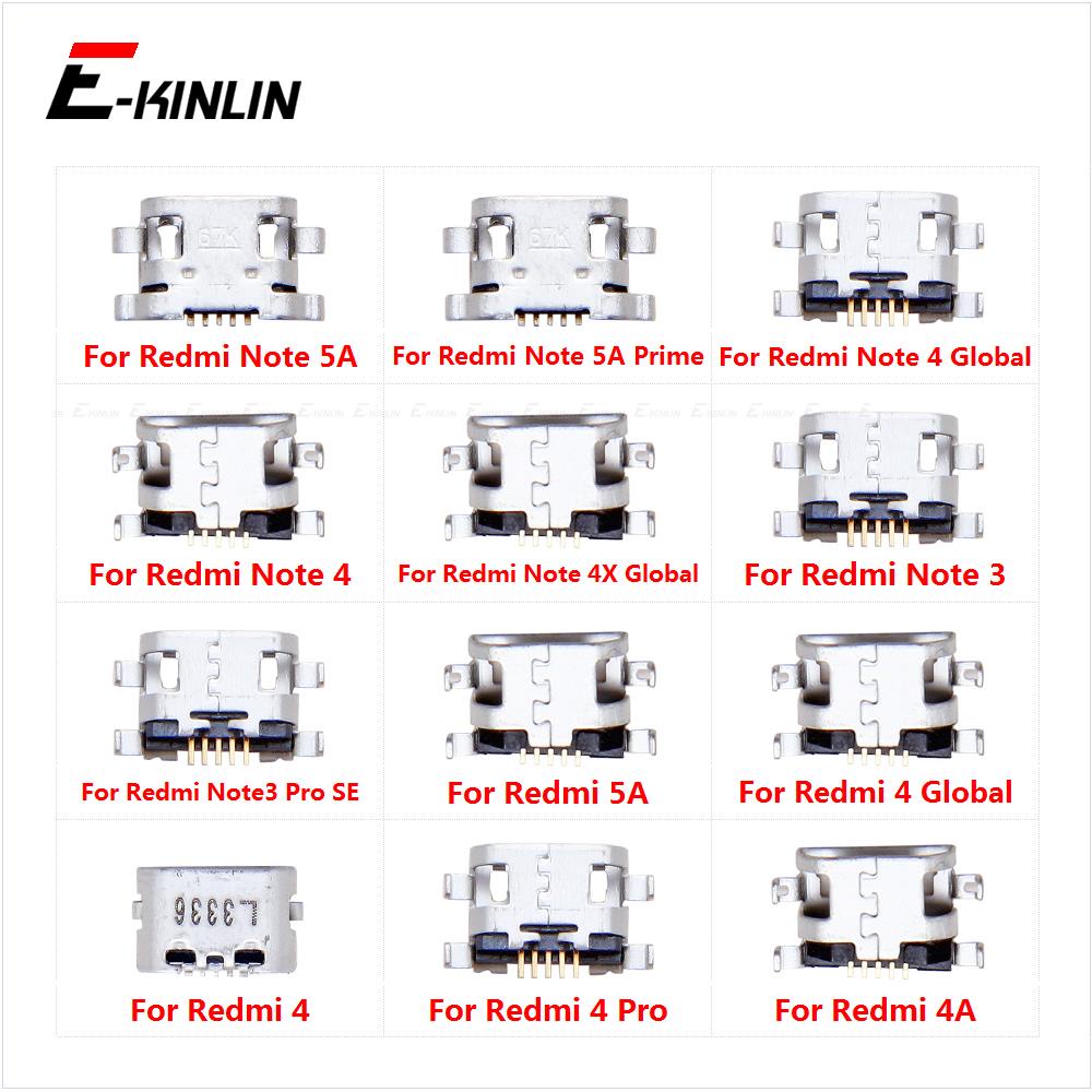 Conector USB Jack Doca De Carregamento Porta Para XiaoMi Redmi Nota 4X 4 Global 4A 5A Prime 3 Pro SE Micro Tipo-C Soquet