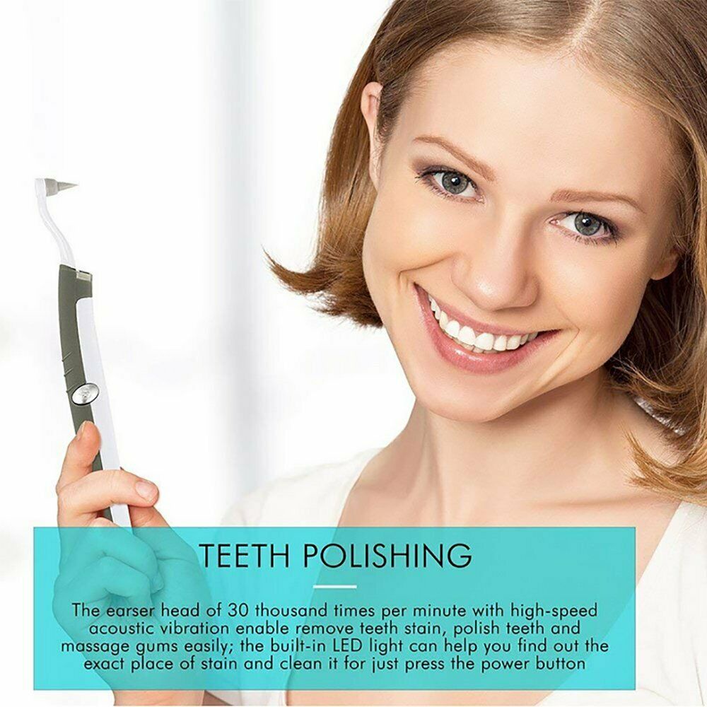 Electric Ultrasonic Dental Scaler Tooth Calculus Remover Cleaner Stains