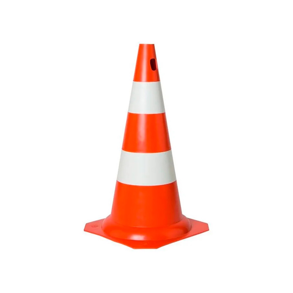 Cone Sinalização Segurança Pvc 50cm