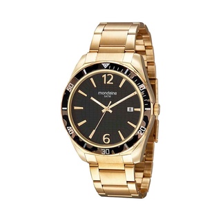 Relógio Mondaine Masculino Dourado Camuflado