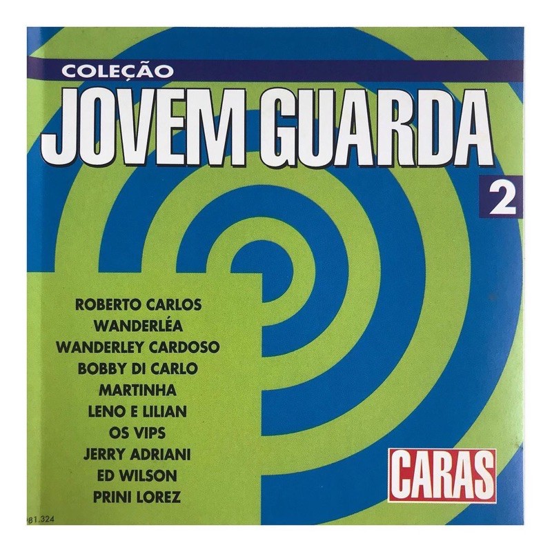 CD COLEÇÃO CARAS JOVEM GUARDA - VOLUME 2 (Roberto Carlos, Wanderlea, Jerry Adriani, Wanderley Cardoso)