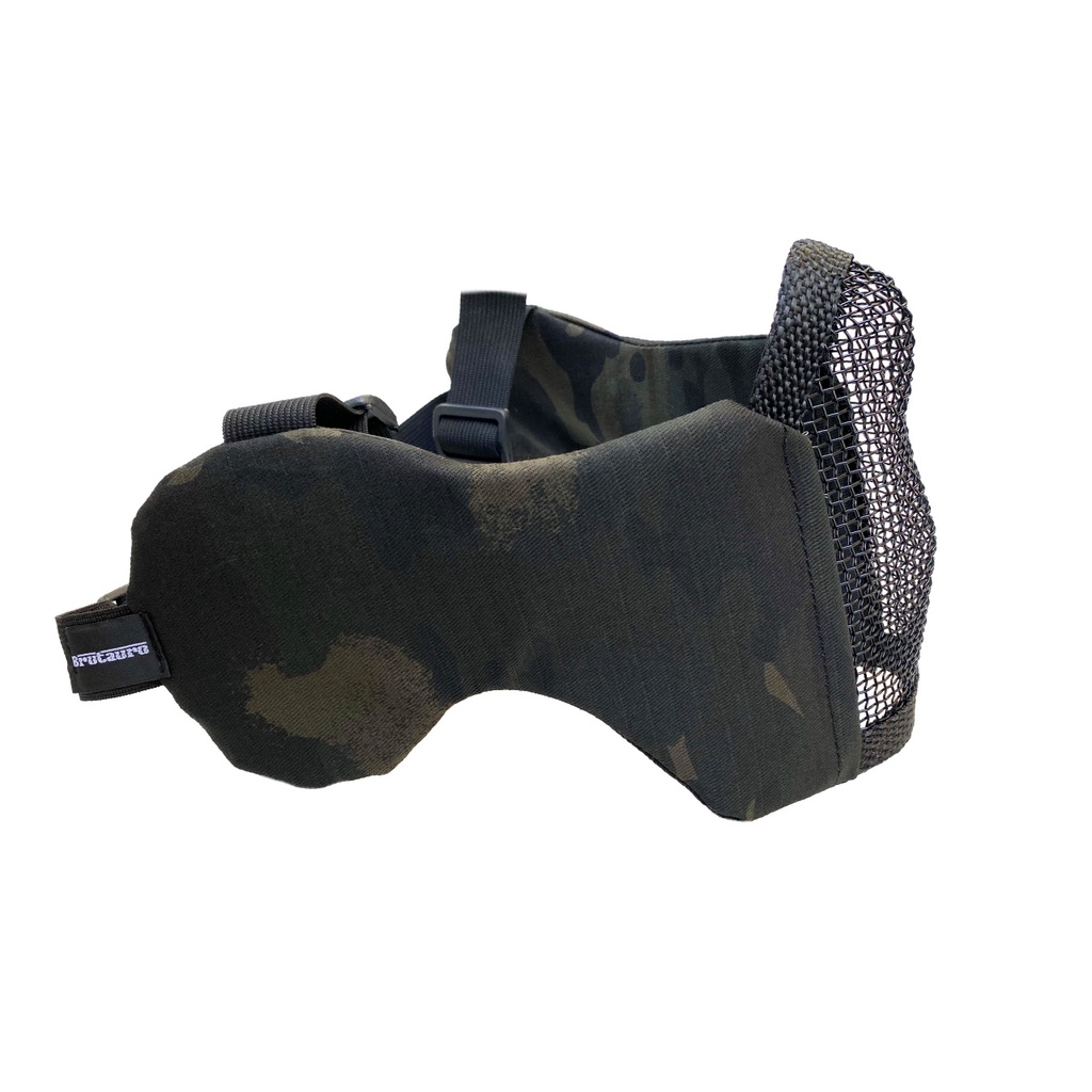 Mascara Multicam Black com Proteção de Orelha Confort