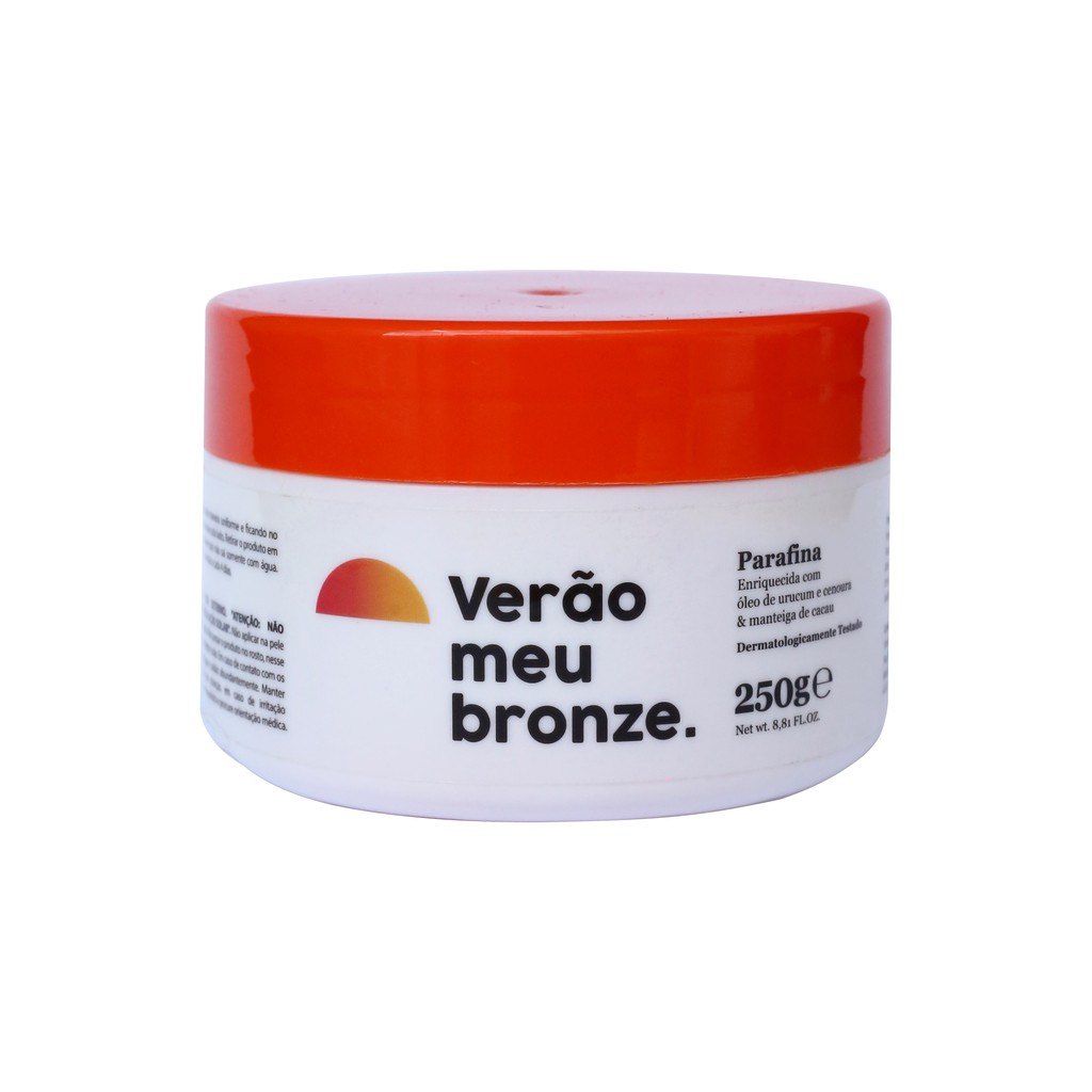 Parafina Bronzeadora Verão Meu Bronze Acelerador De Bronzeamento 250g Marquinha de Biquini Sol