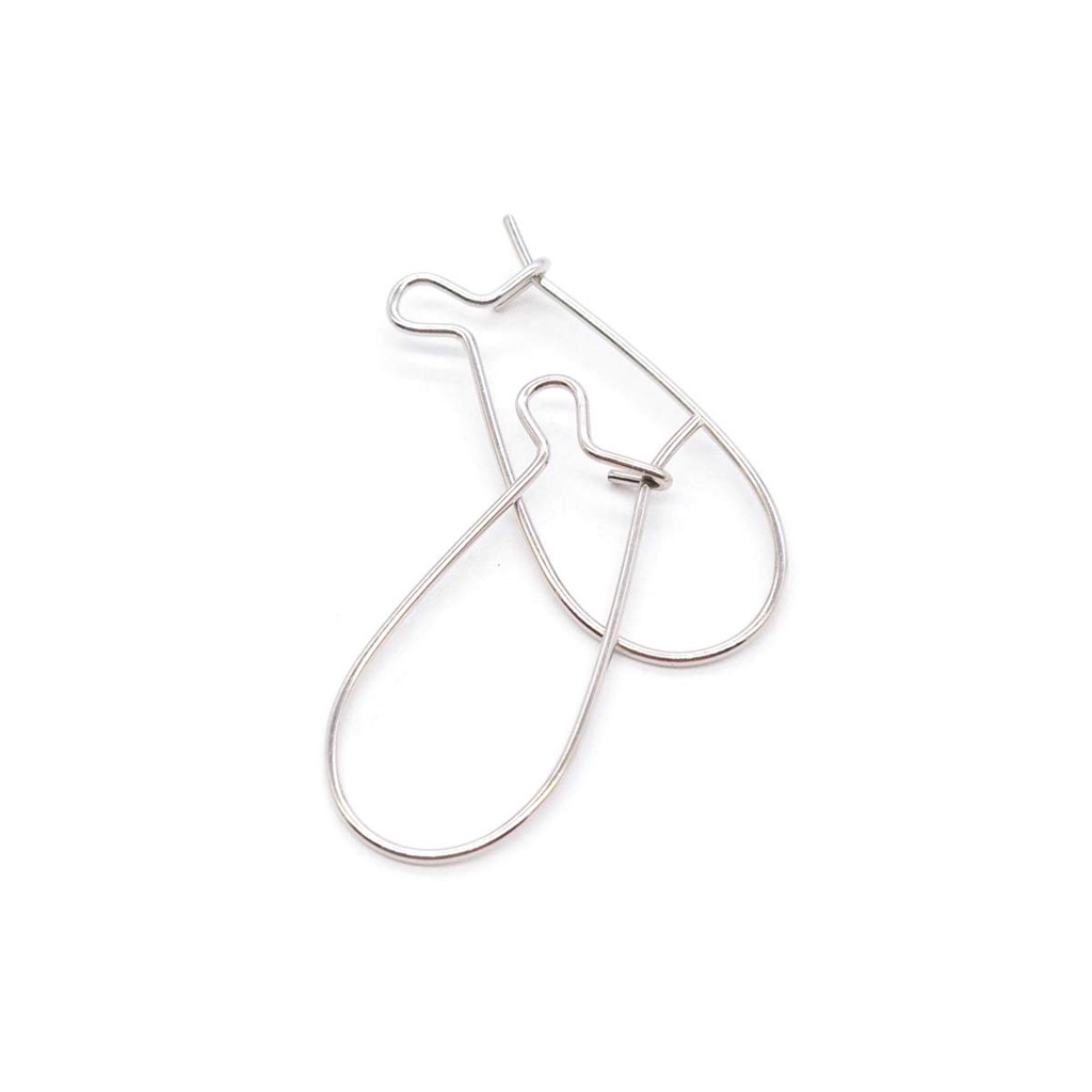 Base de Brinco Anzol Metal Níquel 25mm 100pçs 20g em Oferta na Shopee