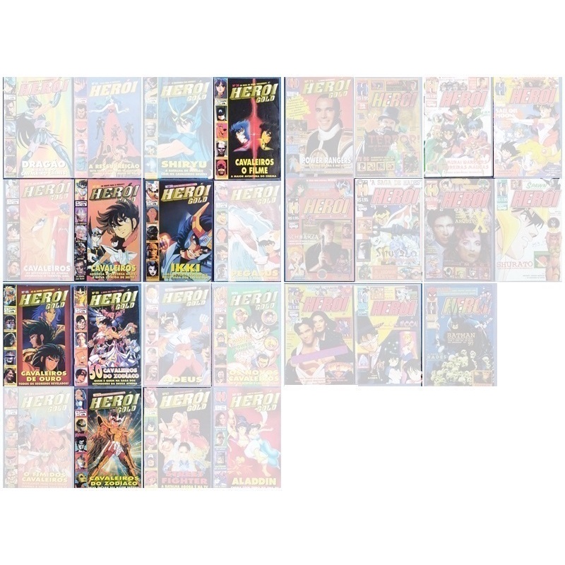 Lote De Revistas Herói E Herói Gold - 6 Edições