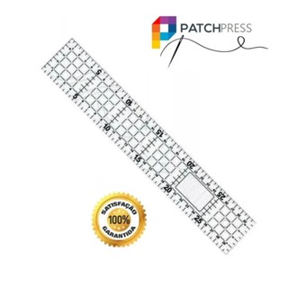 Régua para patchwork 5x30 - régua 5x30 para artesanato em acrílico em Oferta na Shopee