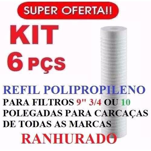 Refil Cartucho Para Filtro De Caixa Dágua Cavalete 5 Micras