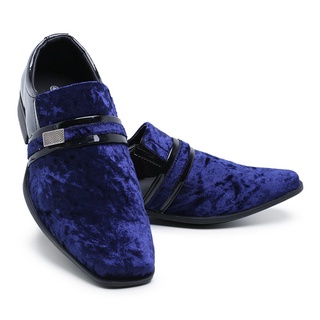 Sapato Masculino Social Confort Azul