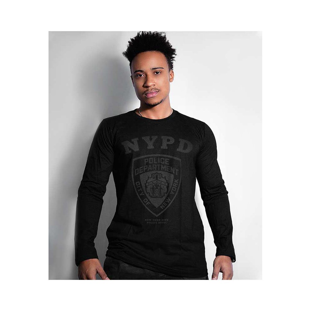 Camiseta Manga Longa Police Department NYPD Dark Line