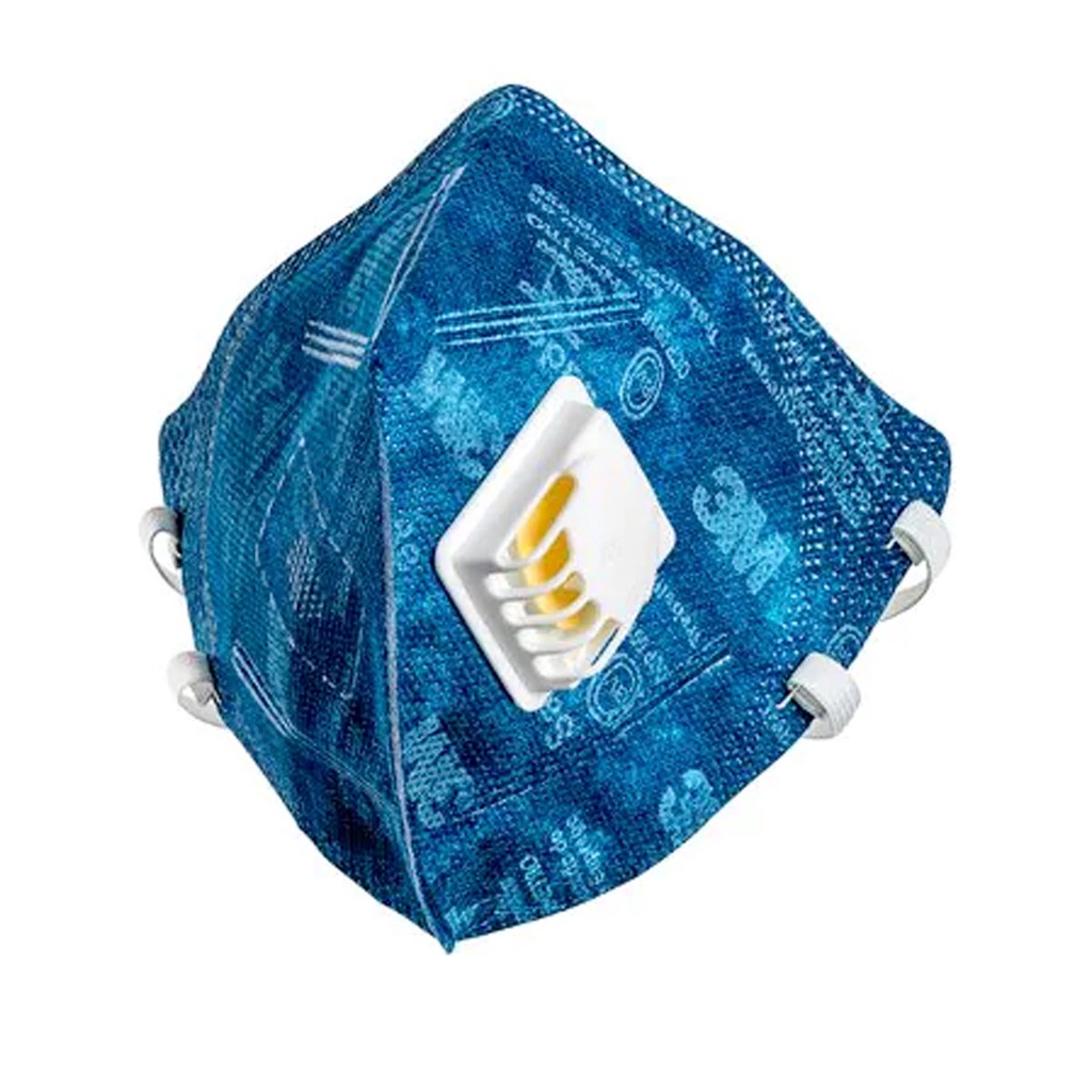 Máscara de Proteção Respiratória 9822BR Pff2 Válvula 3M