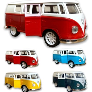 Carrinho  Volkswagen Kombi Brinquedo tamanho Escala 1/32 Com Aberturas de Portas