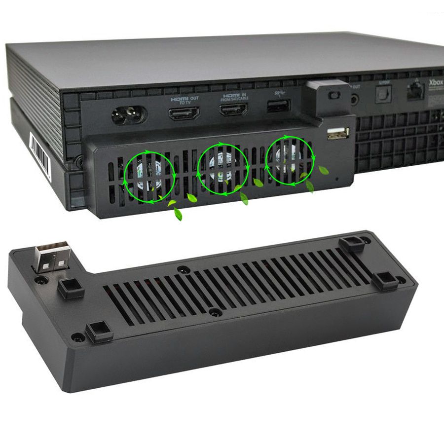 Cooler Usb Xbox One X Exautor De Calor Refrigeração Fan