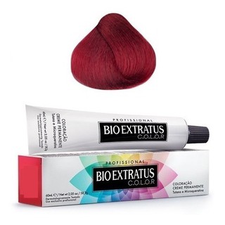 Coloração Bio Extratus 6.66 Cor Louro Escuro Vermelho Intenso