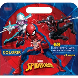 Álbum Para Colorir Maleta Spider 8 Folhas em Oferta na Shopee