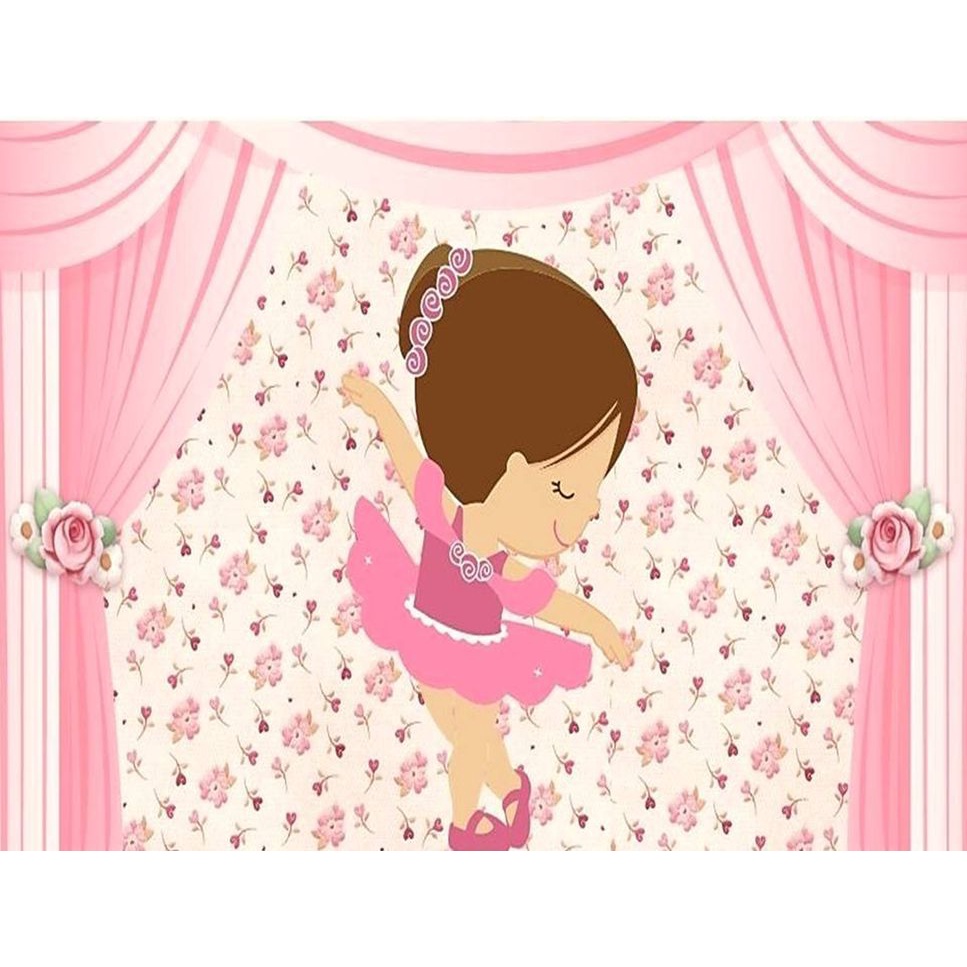 Bailarina Sapatilhas Balé Papel De Arroz Para Bolos A4 #1