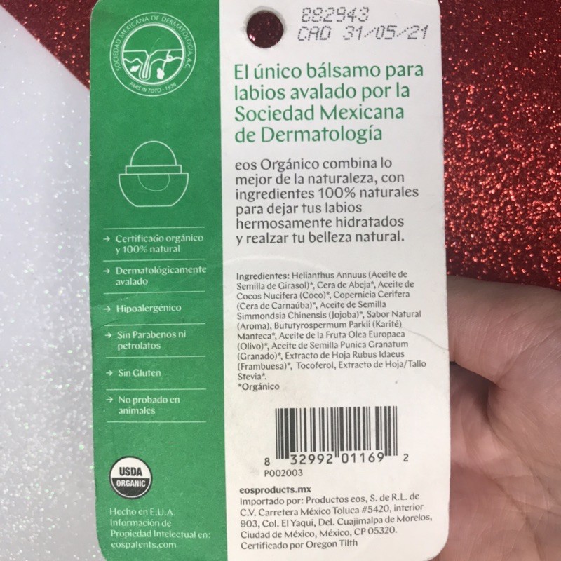 Lip Balm Eos Hidratante Framboesa Shopee Brasil