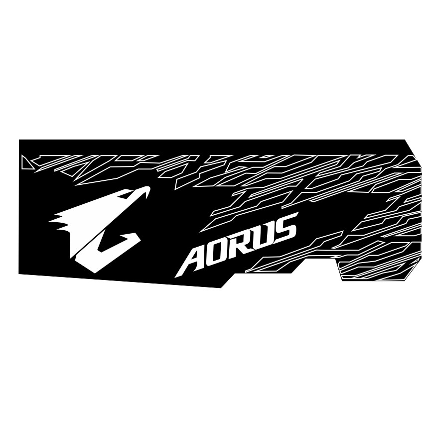 Backplate Placa de Vídeo SEM led Personalizado PC GAMER Geforce