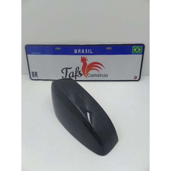 Capa Retrovisor Saveiro Voyage Parati Gol G5 2009 a 2011 LD Original Metagal Black Piano