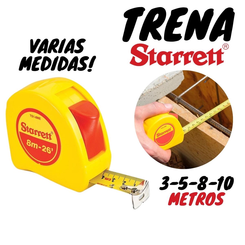 Trena Starrett (3/5/8/10) Metros - Starrett