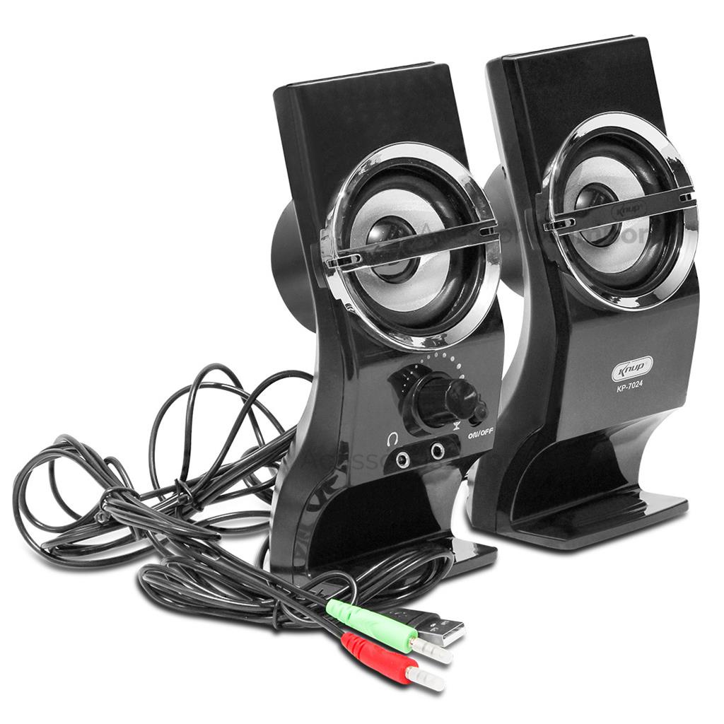 Mini Altofalante Para Pc Caixa De Som Notebook Computador KP-7024