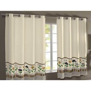 Cortina De Cozinha 2 80 X 1 40 Estampada em Oferta na Shopee