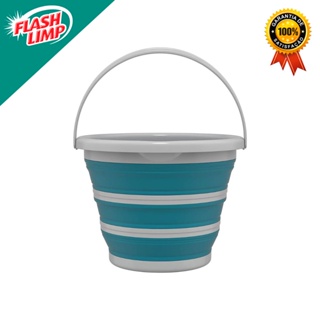 Balde Retratil 10 Litros Verde Esmeralda RET3505 Flash Limp em Oferta na Shopee