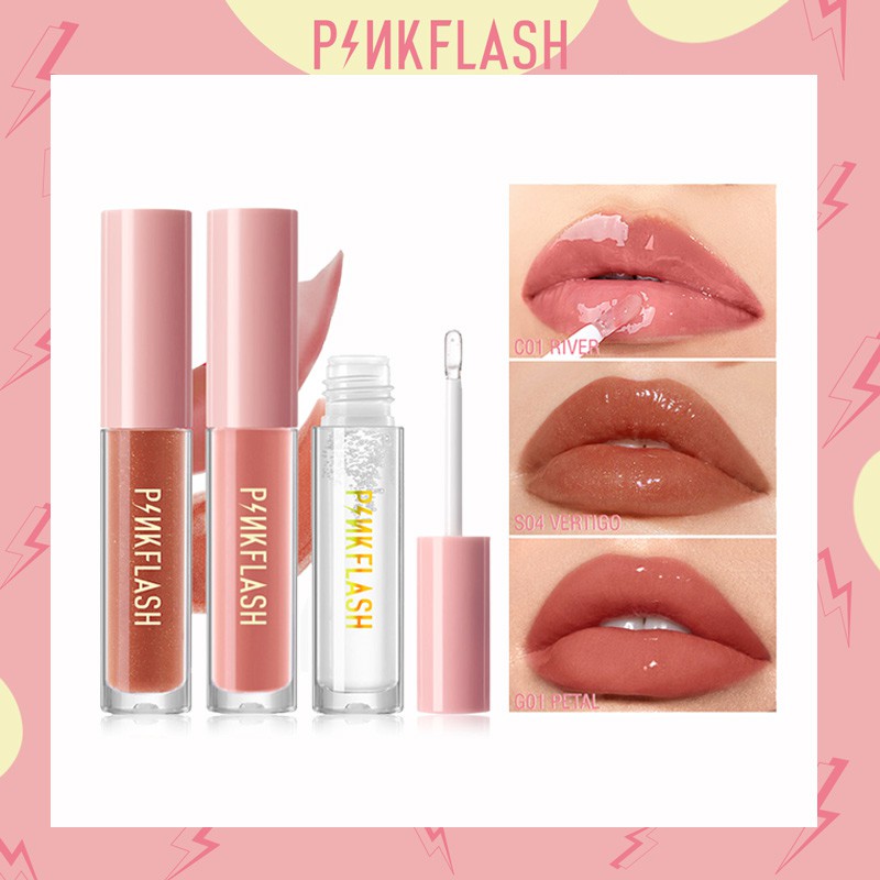 PINKFLASH Ohmygloss Gloss Labial Hidratante Brilho Cintilante Plumaping