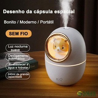 Difusor Aromático Ultrassônico De Ambientes Recarregável De Aroma Óleo Essencial E Umidificador em Oferta na Shopee
