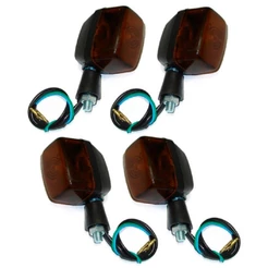 Kit 4 ou 2 Piscas Seta Fumê Yamaha Ybr 125 Xtz 125 2002 2003 2004 2005 2006 2007 2008 Bronze