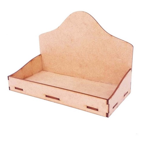 Kit 3 Bandeja Retangular brownie G 40x25 cm Mdf cru display Expositor Palha Doce bombom brigadeiro