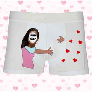 Cueca Box Personalizada Namorada Ciumenta Com Sua Foto Dia Dos Namorados Shopee Brasil