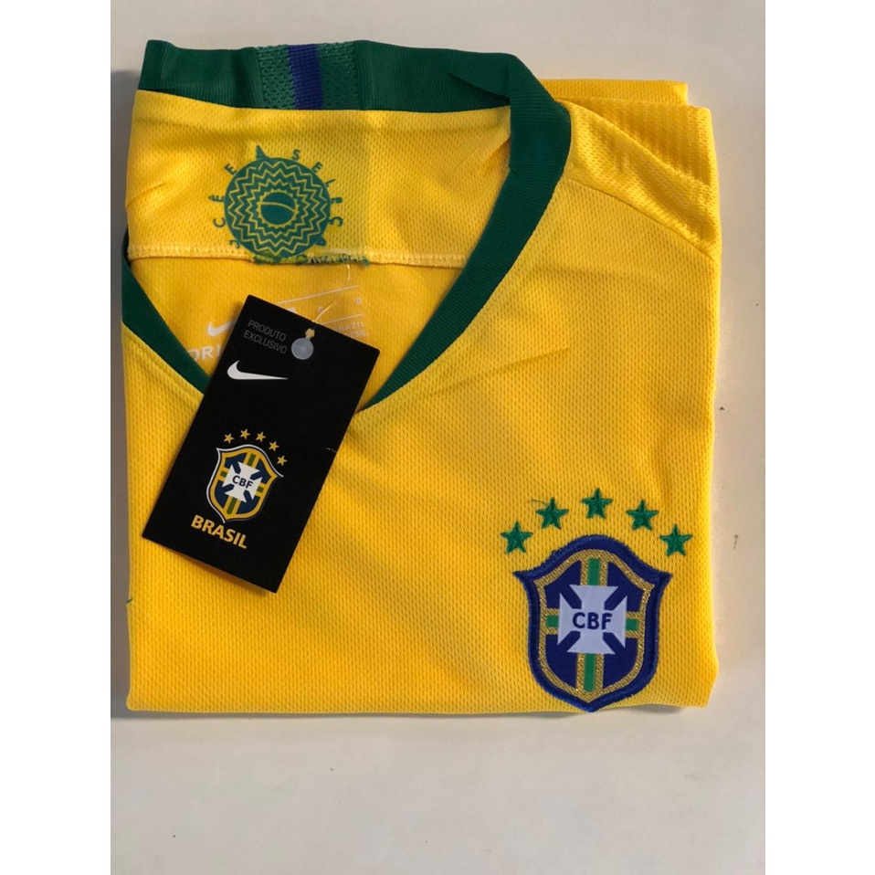 2022 camisa do brasil De Futebol Feminina Versão Conceito Amarela tailandesa